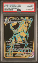 Load image into Gallery viewer, Ice Rider Calyrex VMAX SWSH10: Astral Radiance Trainer Gallery #TG29/TG30 PSA 10