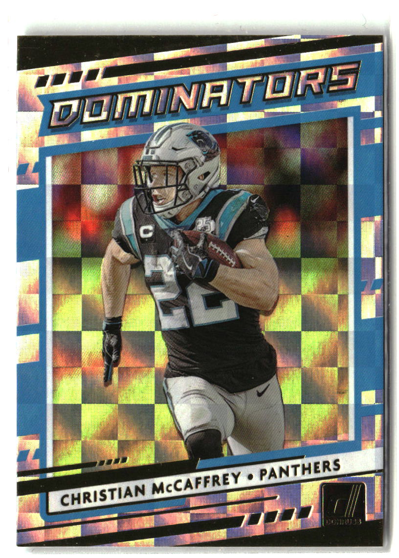 Christian McCaffrey 2020 Donruss Dominators #D-CM