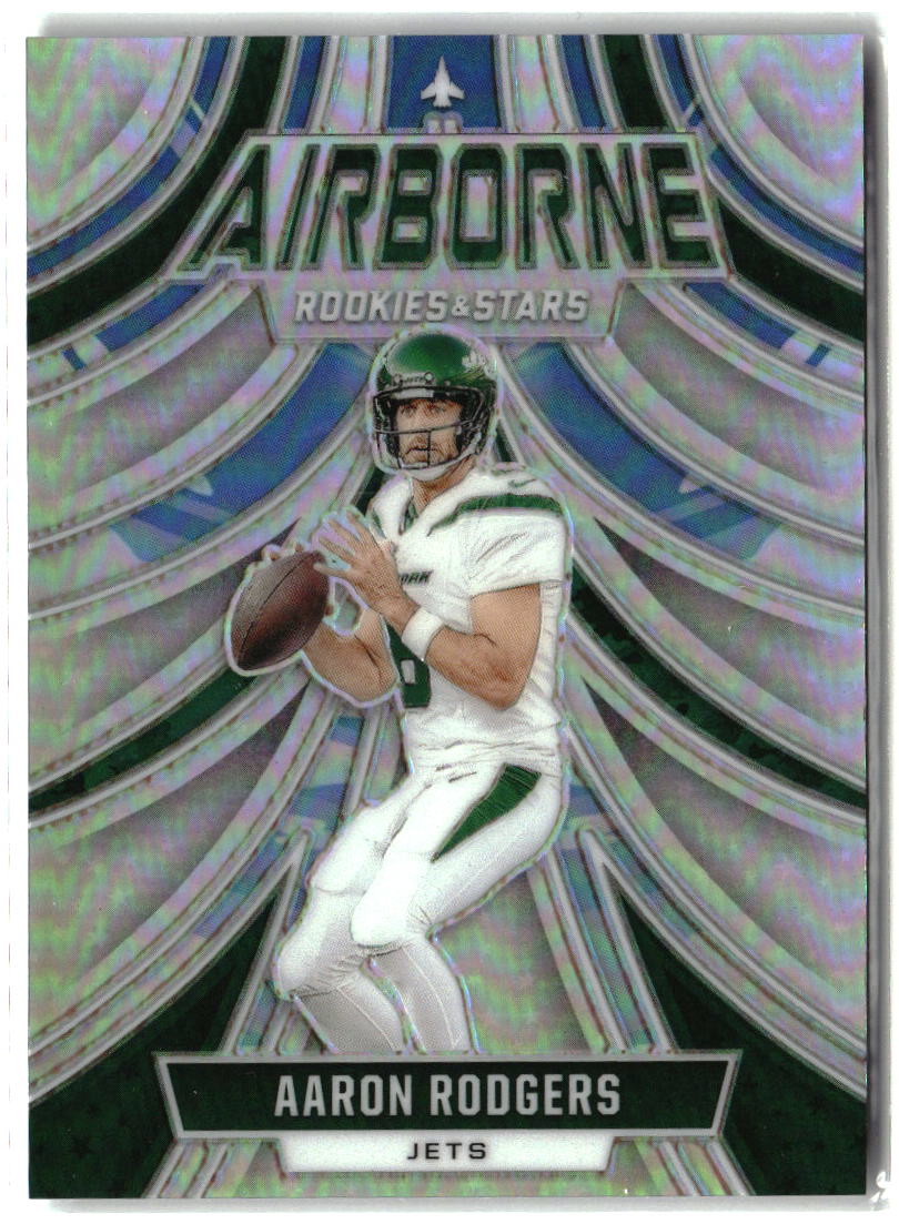 Aaron Rodgers 2024 Panini Rookies & Stars Airborne Silver #A-ARS