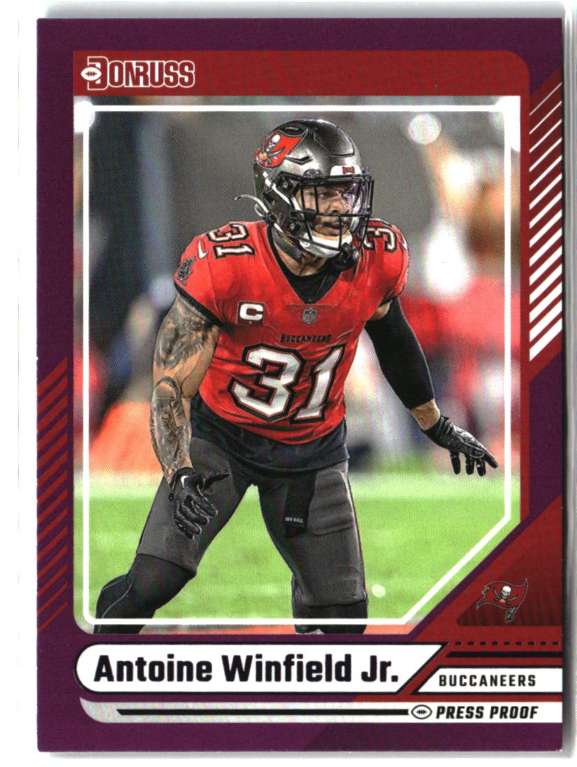 Antoine Winfield Jr. 2024 Donruss Press Proof Purple #181