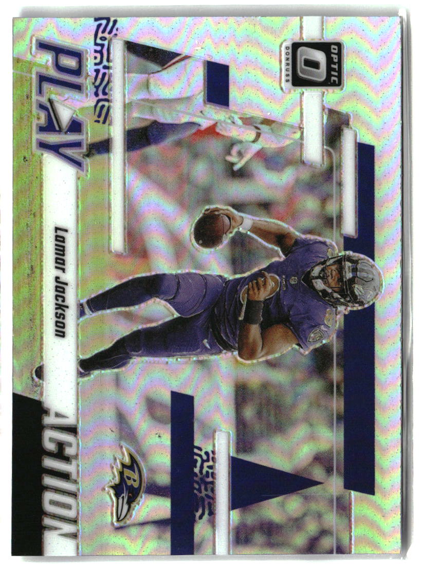 Lamar Jackson 2023 Donruss Optic Play Action #5