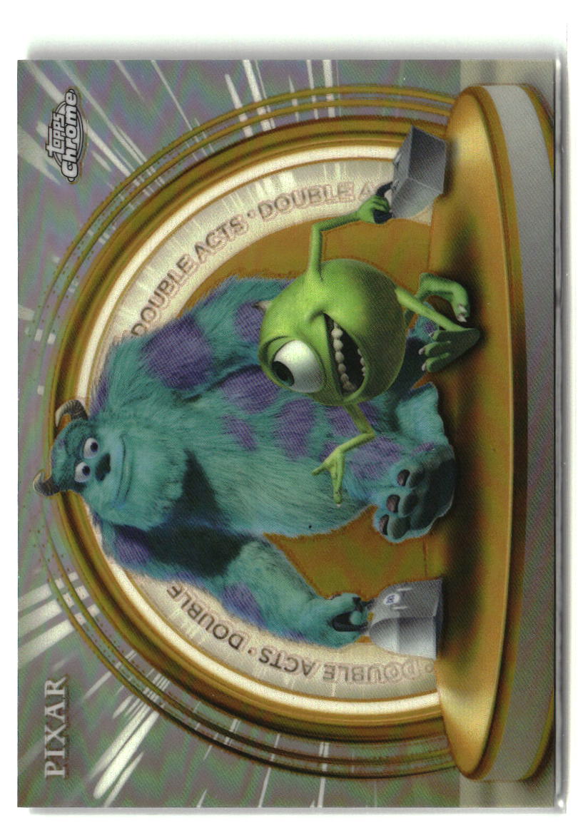Sulley / Mike Wazowski 2025 Topps Pixar Gold Golden Double Acts #DA-2