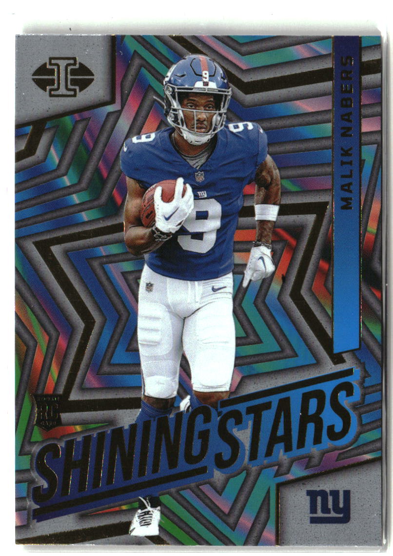 Malik Nabers 2024 Panini Illusions Shining Stars #5