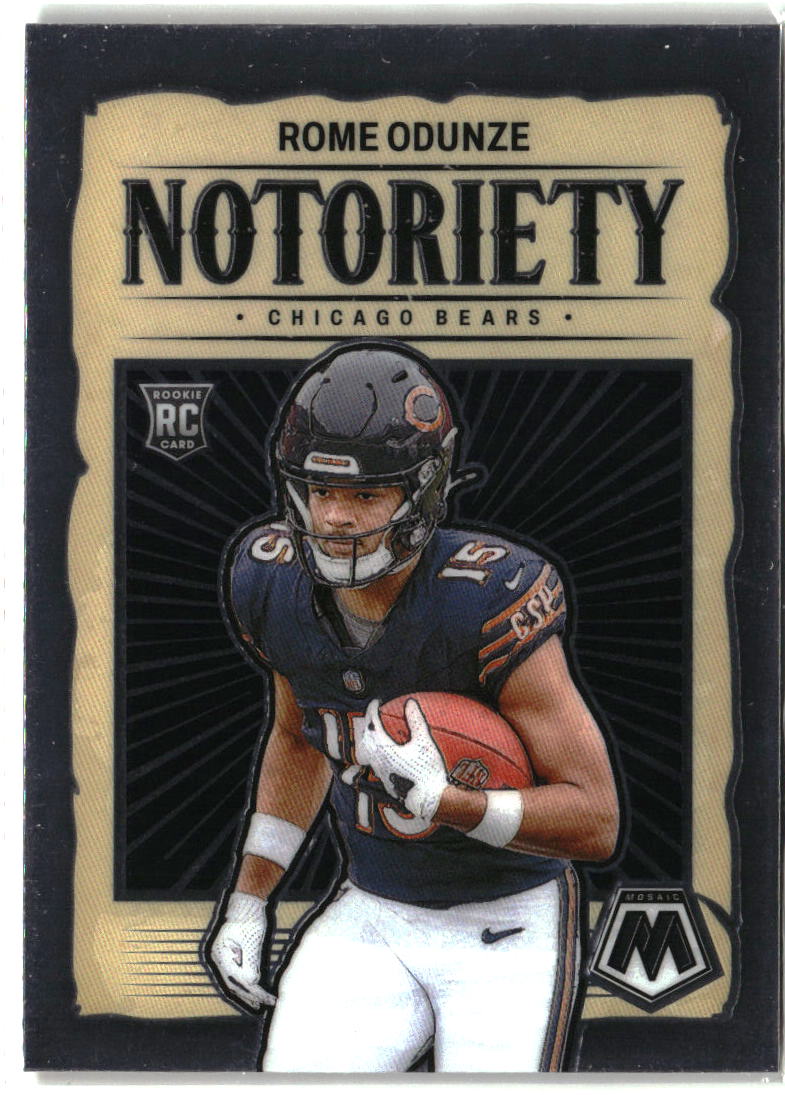 Rome Odunze 2024 Panini Mosaic Notoriety #24