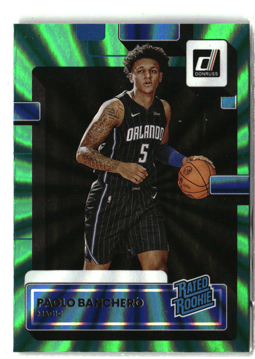 Paolo Banchero 2022-23 Donruss Holo Laser Green #201