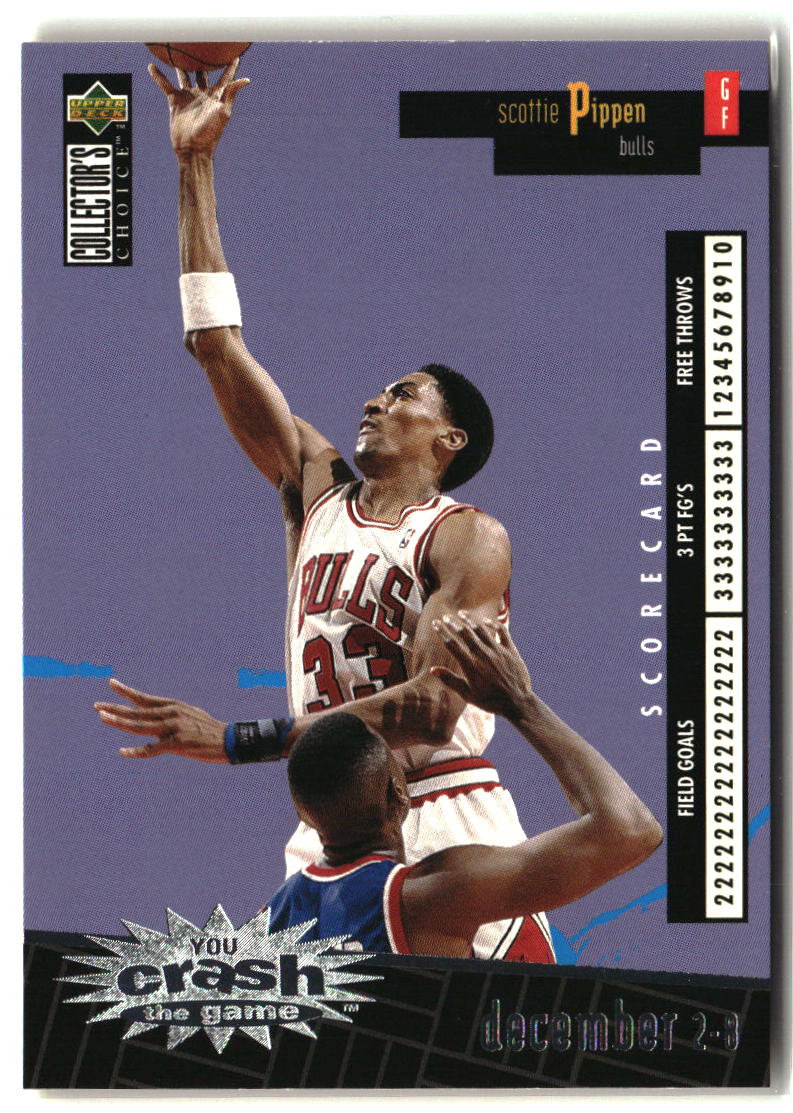 Scottie Pippen 1996-97 Collector's Choice You Crash the Game Scoring Silver #C4