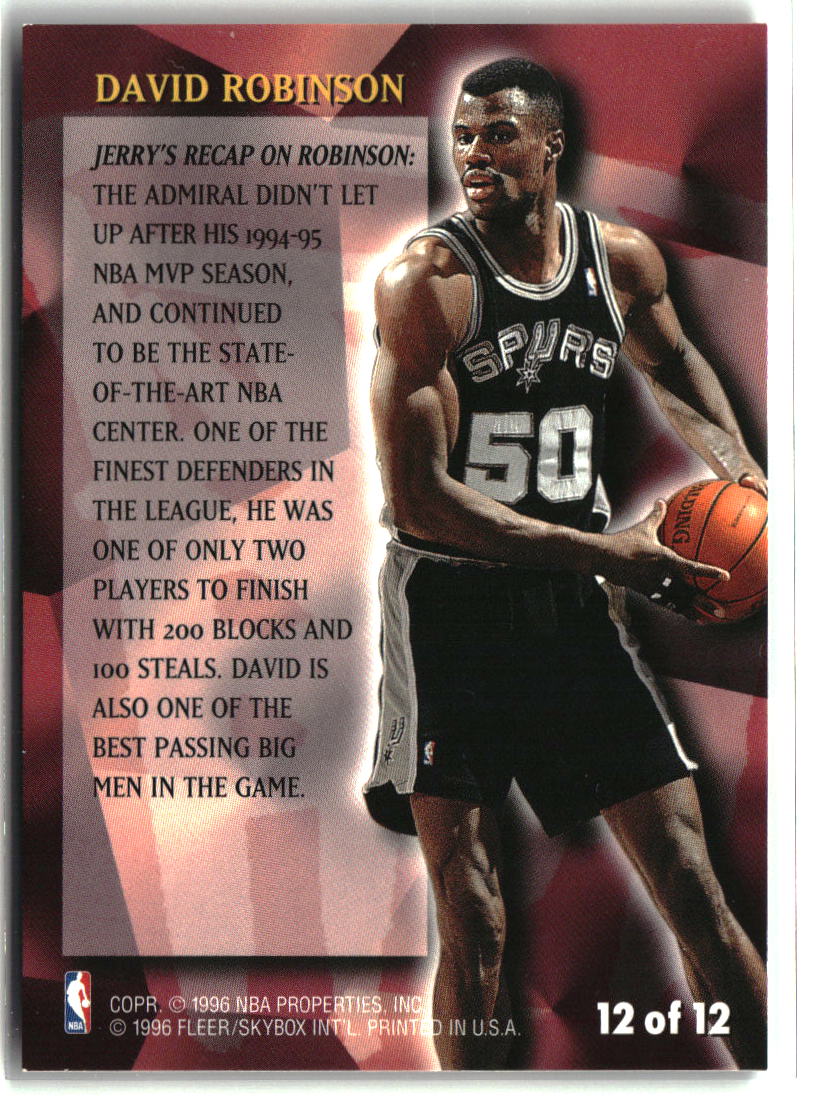 David Robinson 1996-97 Fleer Stackhouse's All-Fleer #12