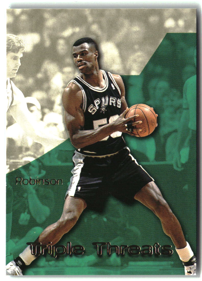 David Robinson 1996-97 SkyBox Premium Triple Threats #TT6