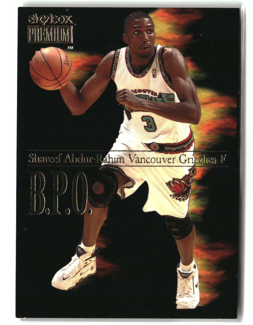 Shareef Abdur-Rahim 1998-99 SkyBox Premium B.P.O. #2 BPO