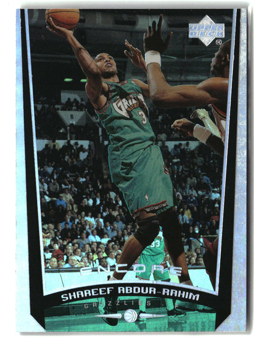 Shareef Abdur-Rahim 1998-99 Upper Deck Encore #87