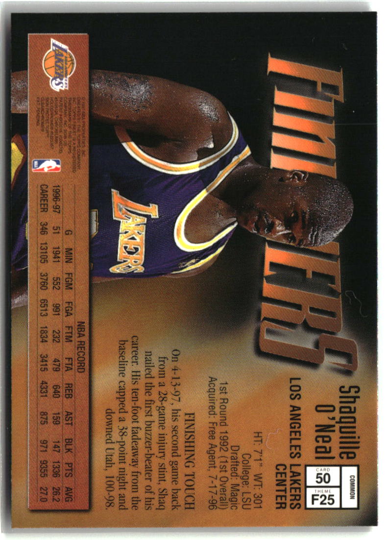 Shaquille O'Neal 1997-98 Finest #50