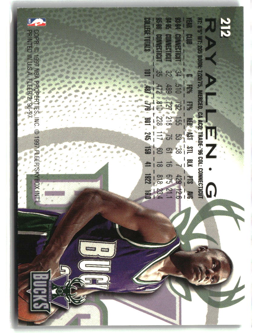 Ray Allen 1996-97 Fleer #212