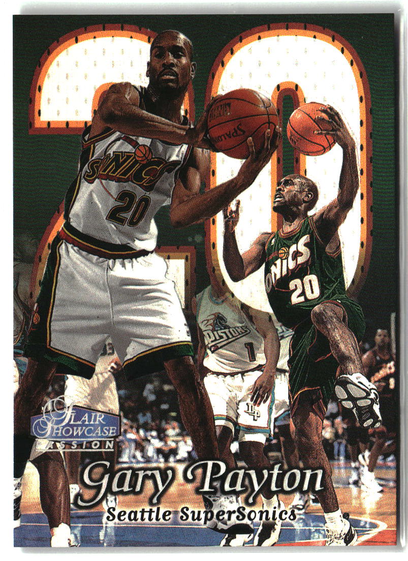 Gary Payton 1998-99 Flair Showcase Flair Showcase Row 2 #37