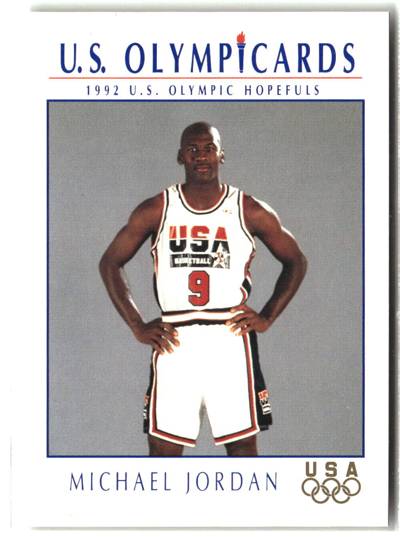 Michael Jordan 1992 Impel Olympicards: 1992 U.S. Olympic Hopefuls #12