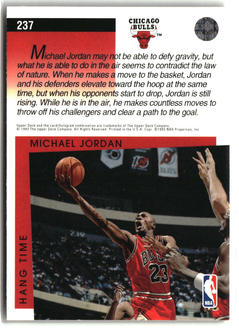 Michael Jordan 1993-94 Upper Deck #237