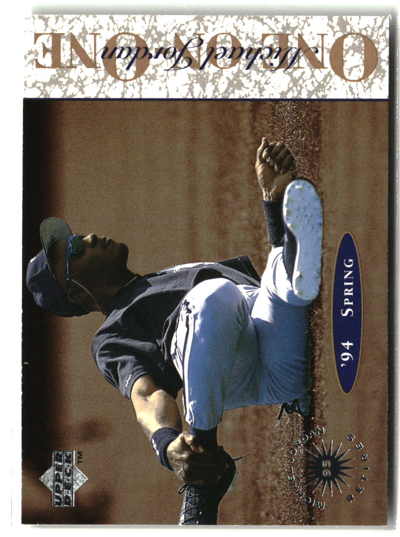 Michael Jordan 1995 Upper Deck Minor League Michael Jordan One On One #6