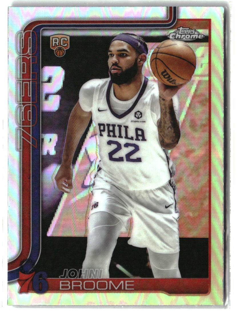 Johni Broome 2025-26 Topps Chrome Refractor #285