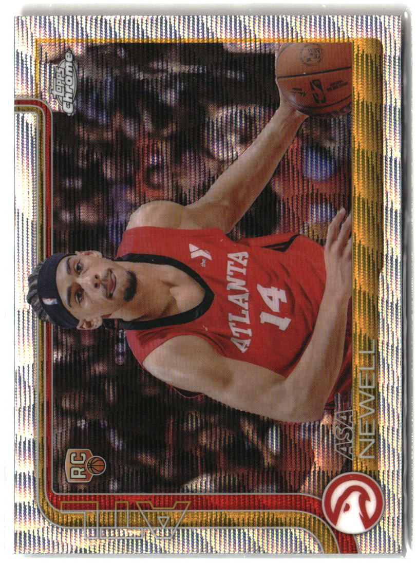 Asa Newell 2025-26 Topps Chrome Wave Refractor #273