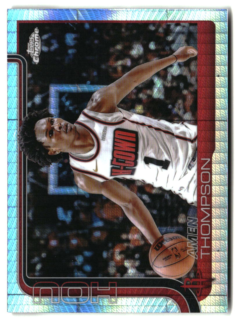 Amen Thompson 2025-26 Topps Chrome Prism Refractor #17