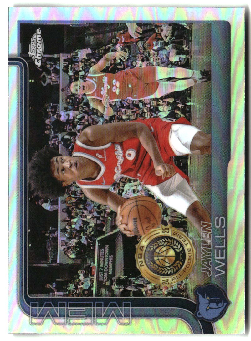 Jaylen Wells 2025-26 Topps Chrome Refractor #200