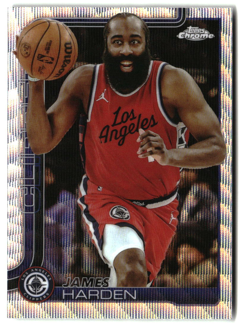 James Harden 2025-26 Topps Chrome Wave Refractor #54