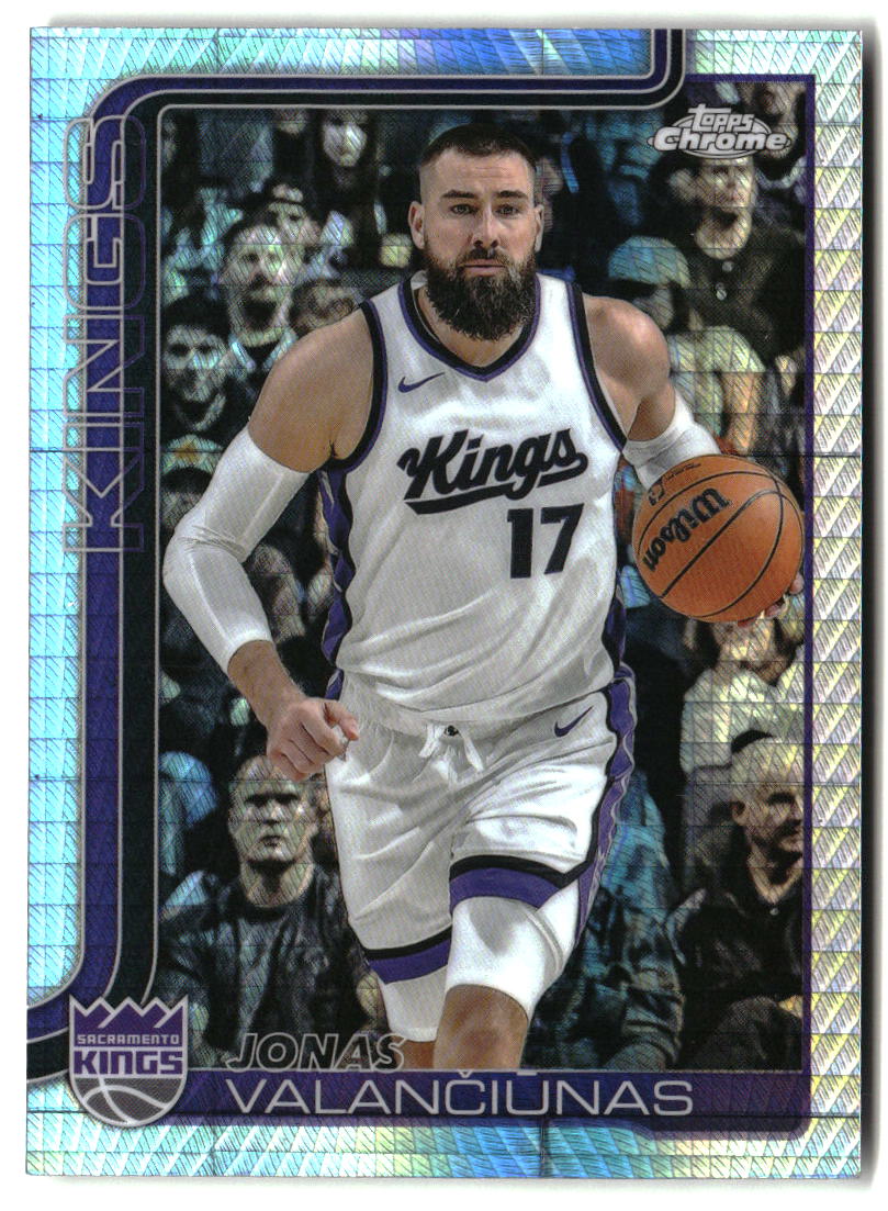 Jonas Valančiūnas 2025-26 Topps Chrome Prism Refractor #206