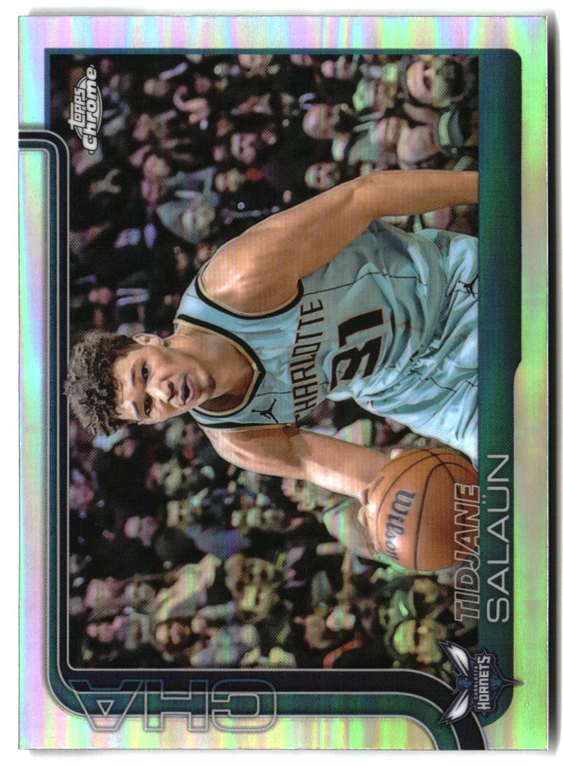 Tidjane Salaün 2025-26 Topps Chrome Refractor #8