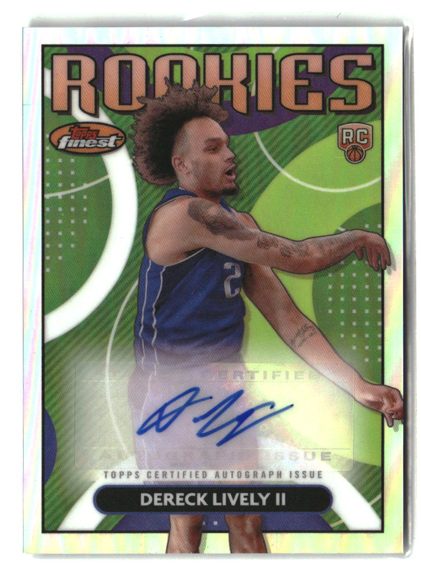 Dereck Lively II 2023-24 Finest Rookie Finest Autographs Refractors #RFA-DLII
