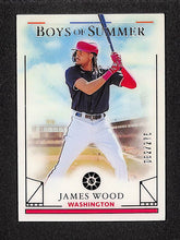 Load image into Gallery viewer, James Wood 2024 Panini Boys of Summer #42 #/275