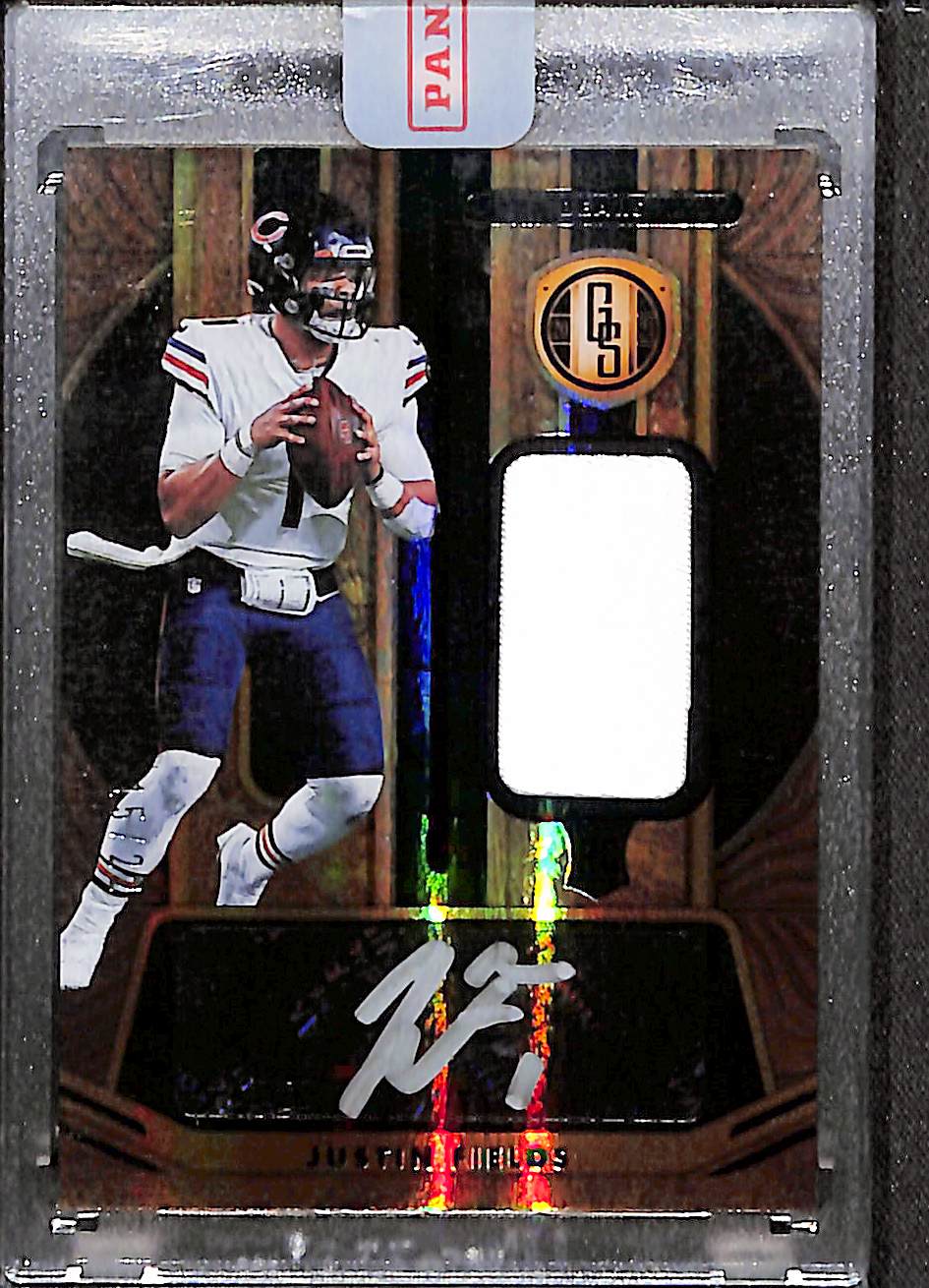 Justin Fields 2021 Gold Standard Rookie Jersey Autographs Premium #203 #/22