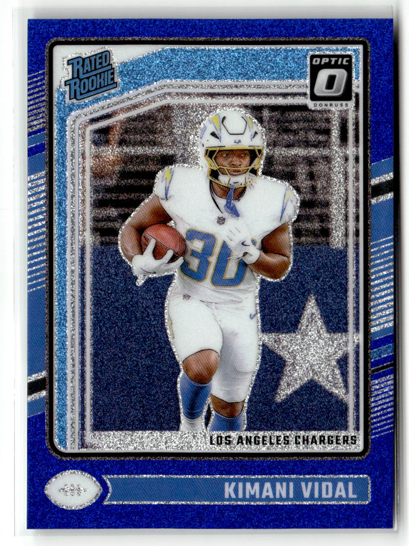 Kimani Vidal 2024 Donruss Optic Blue Glitter #262