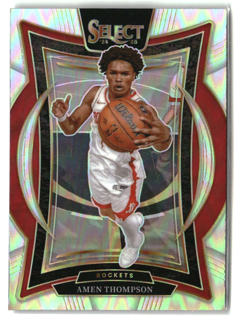 Amen Thompson 2024-25 Panini Select Silver Prizm #59
