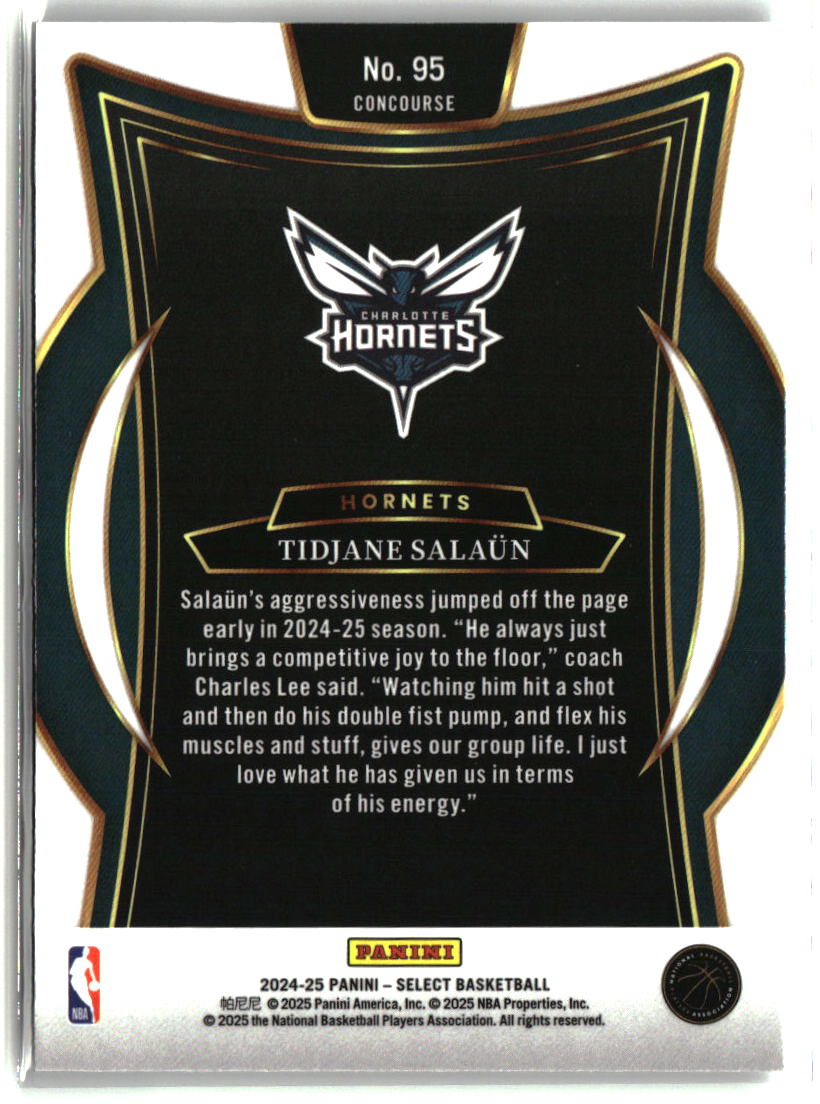 Tidjane Salaun 2024-25 Panini Select #95