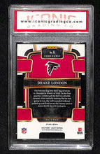 Load image into Gallery viewer, Drake London 2023 Panini Select Red and Yellow Prizms Die Cuts #6 Other 10