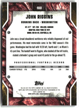 Load image into Gallery viewer, John Riggins 2024 Topps Resurgence - Blue Surge #100 #/99