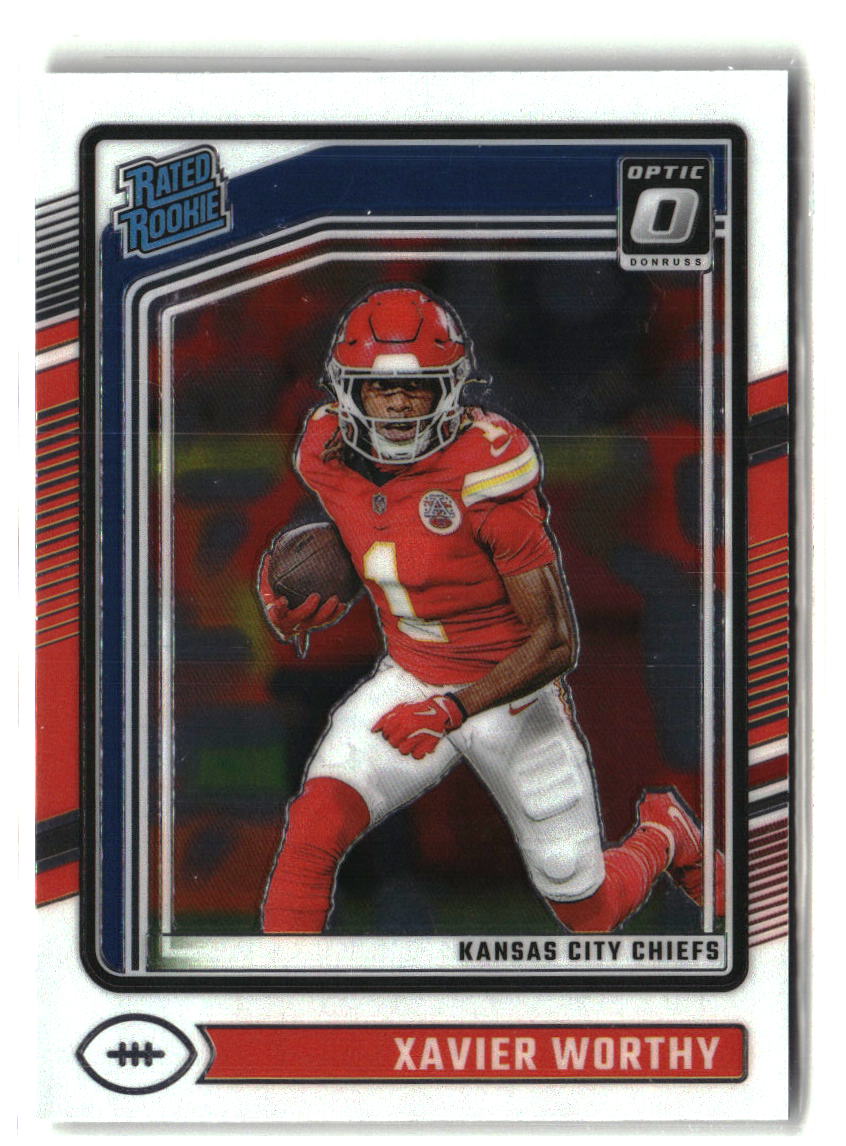 Xavier Worthy 2024 Donruss Optic #300