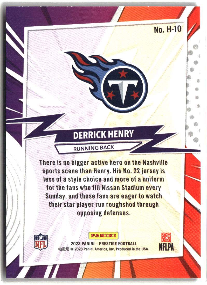 Derrick Henry 2023 Panini Prestige Heroes #H-10