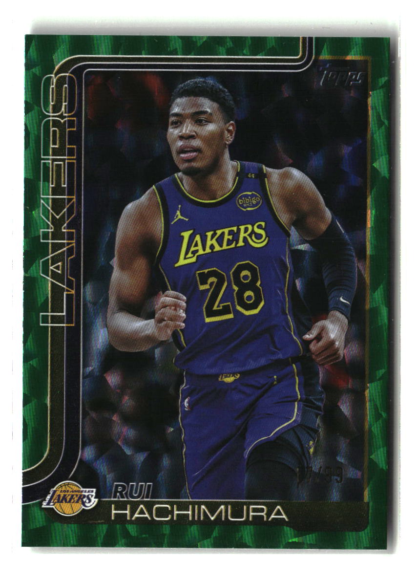 Rui Hachimura 2025-26 Topps Crackleboard Green #154 #/99