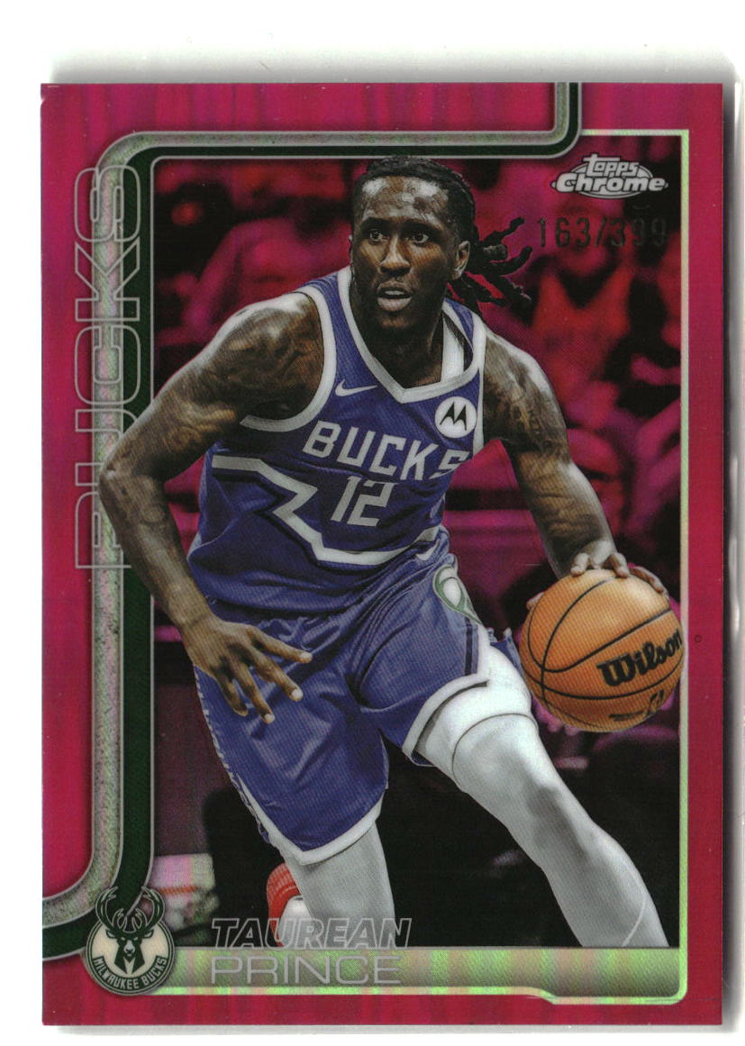 Taurean Prince 2025-26 Topps Chrome Magenta Refractor #147 #/399