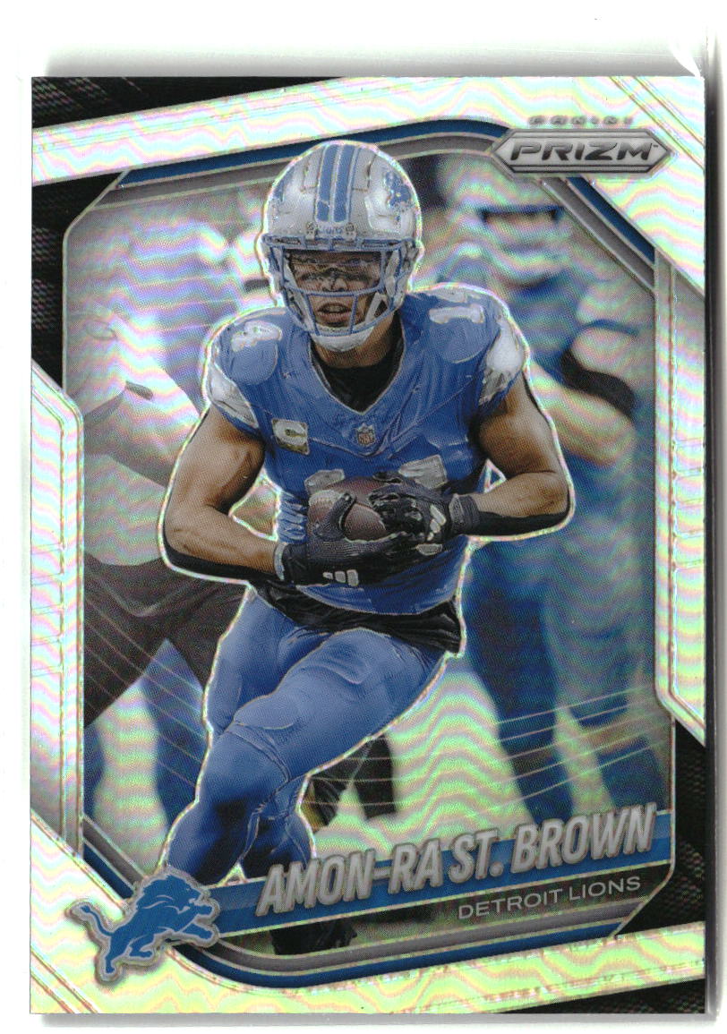 Amon-Ra St. Brown 2025 Panini Prizm Silver #187