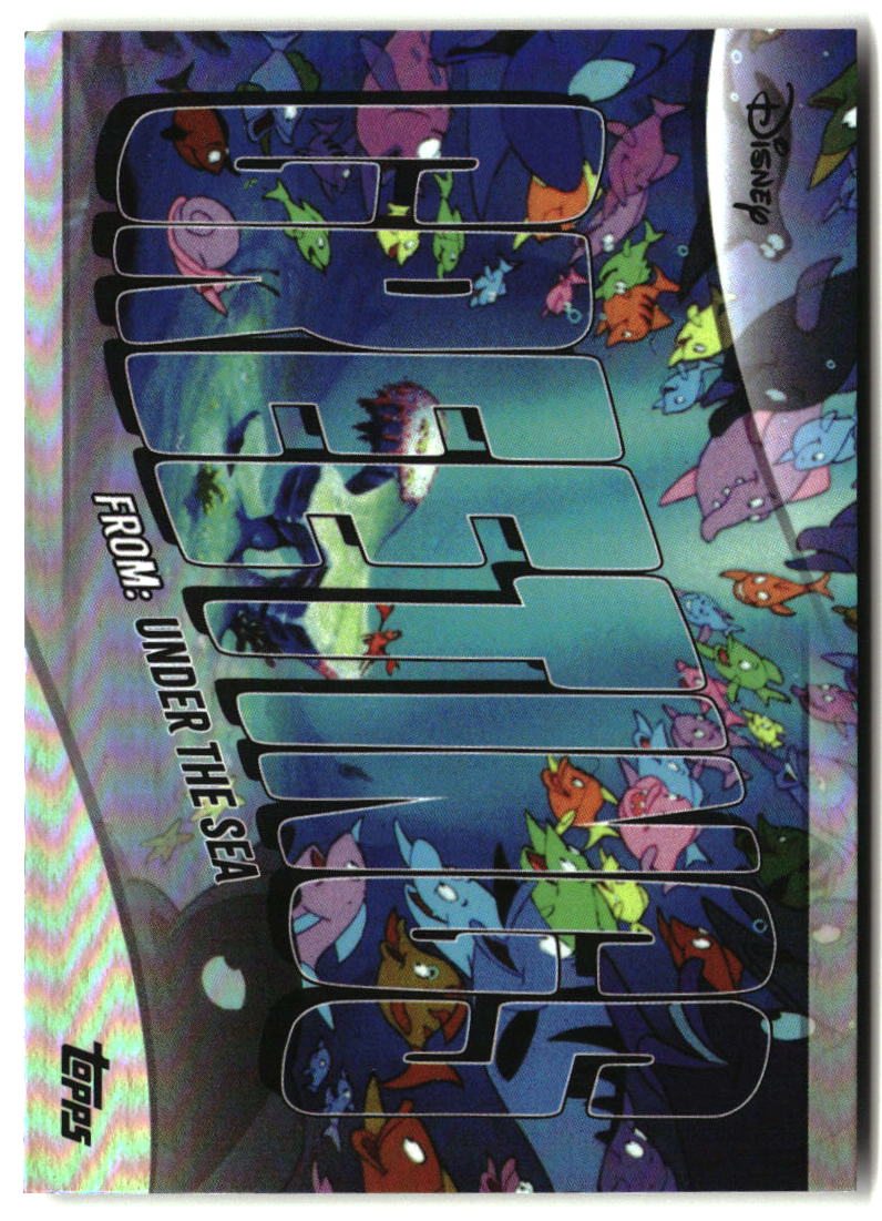 Under the Sea 2025 Topps Disney Wonder Greetings From FoilFractor #GF-24