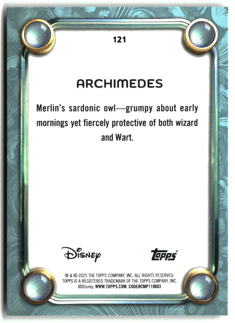 Archimedes 2025 Topps Disney Wonder #121