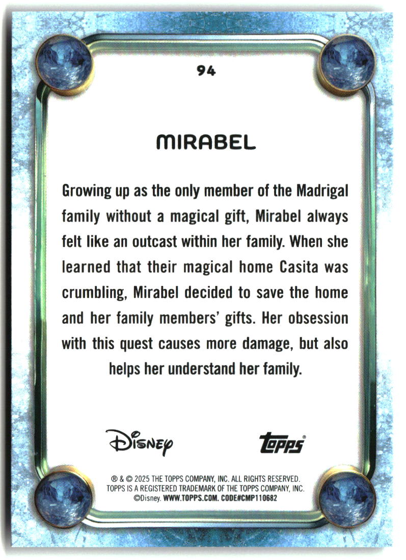 Mirabel 2025 Topps Disney Wonder #94