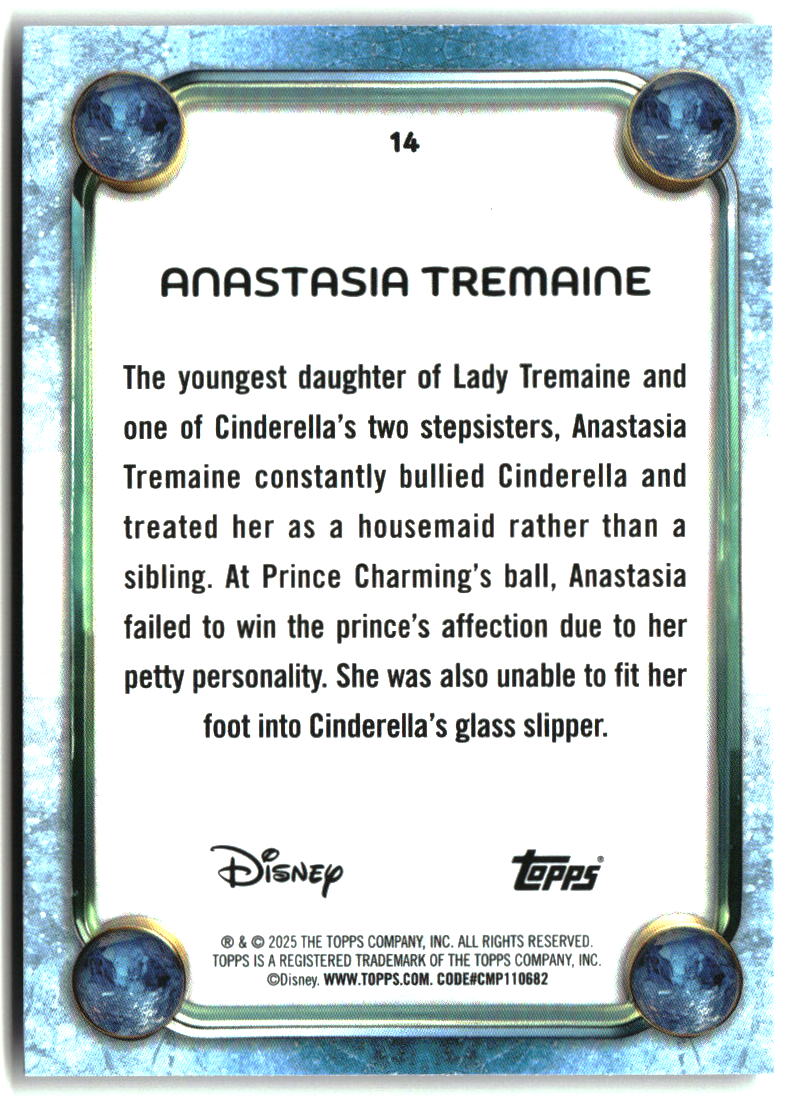 Anastasia Tremaine 2025 Topps Disney Wonder #14