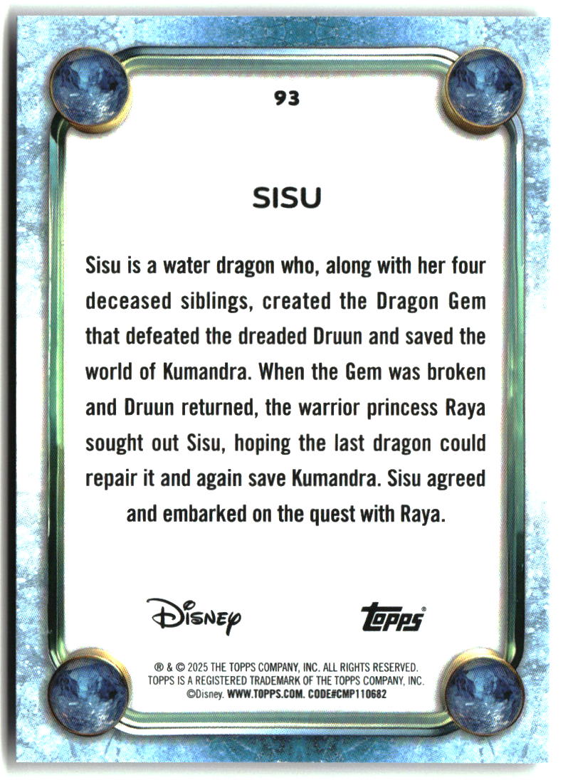 Sisu 2025 Topps Disney Wonder #93