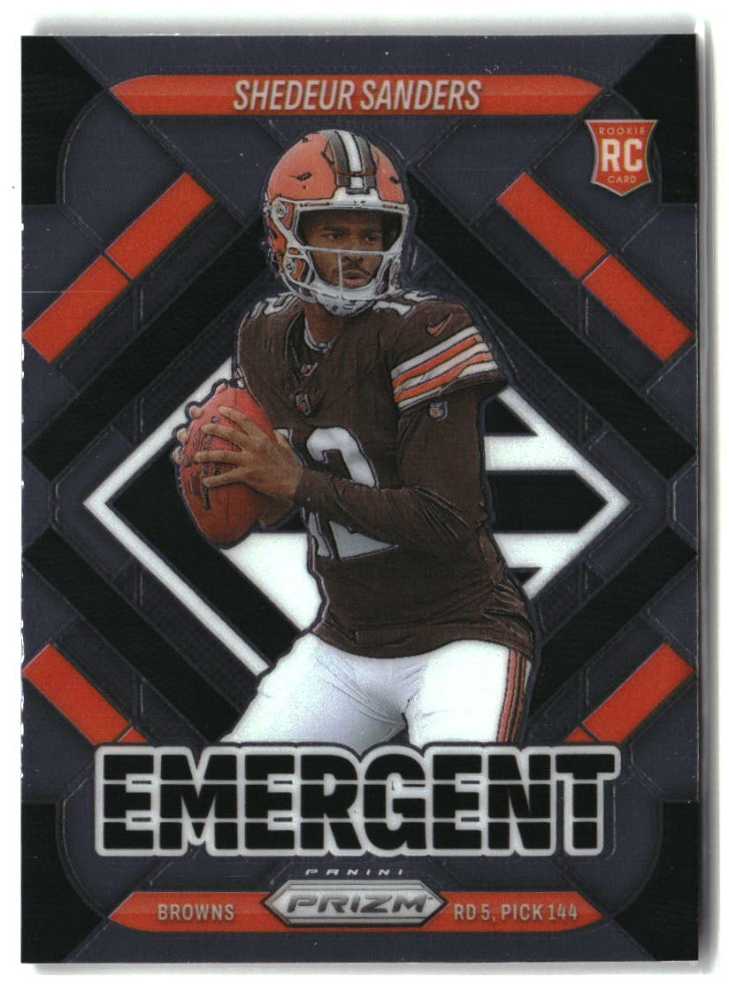 Shedeur Sanders 2025 Panini Prizm Emergent #17