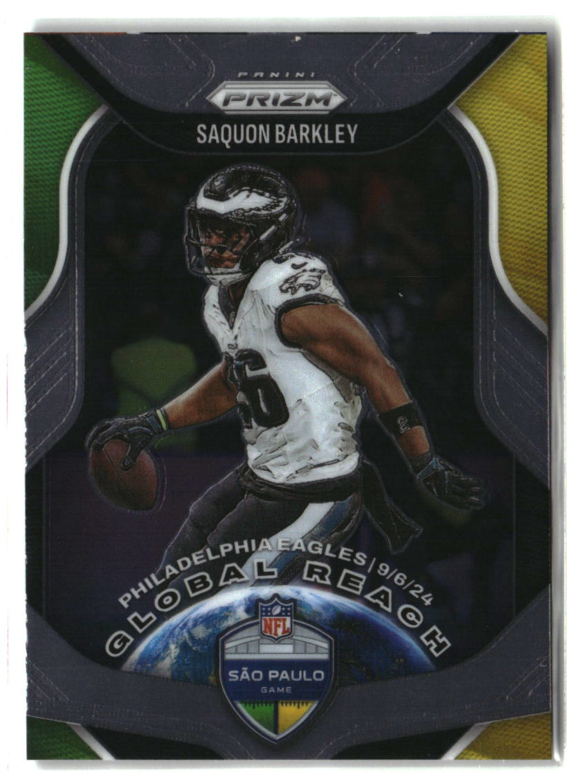 Saquon Barkley 2025 Panini Prizm Global Reach #1