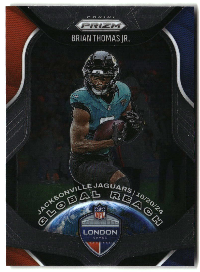 Brian Thomas Jr. 2025 Panini Prizm Global Reach #8
