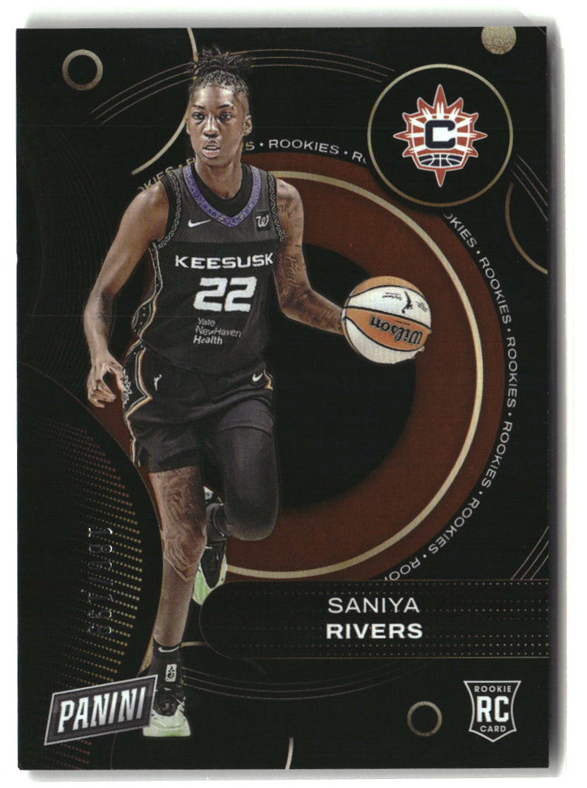 Saniya Rivers 2025 Panini WNBA Player of the Day Rookies Orange #RC7 #/199