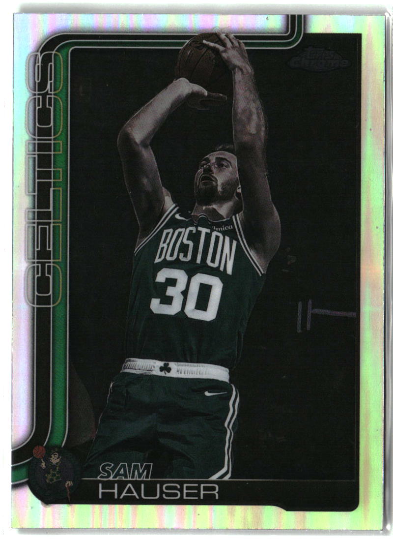 Sam Hauser 2025-26 Topps Chrome Refractor #14